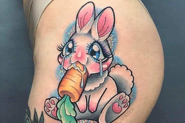 tattoo ăn cà rốt độc đáo