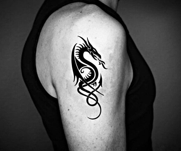 tattoo hoa văn rồng độc đáo