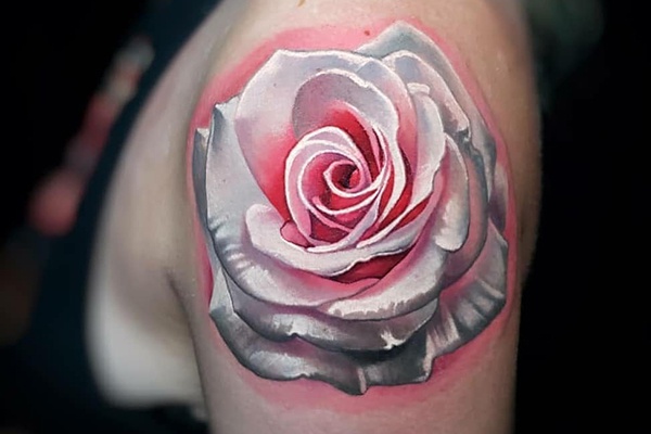 tattoo rose cute