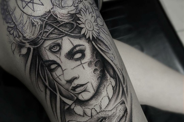witch tattoo đẹp
