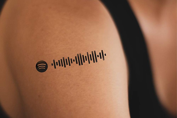 music code tattoo cute