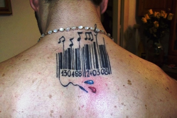 music code tattoo