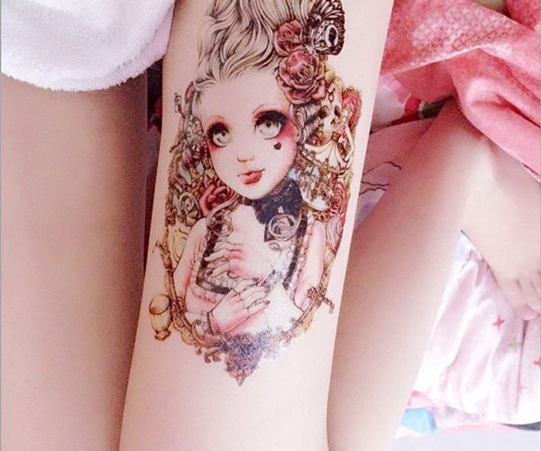 tattoo công chúa leia xinh