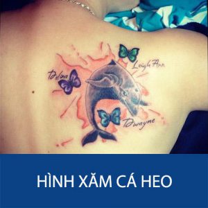 50+ Hình xăm cá heo Đẹp, Dễ Thương Nhất | Kèm Ý Nghĩa