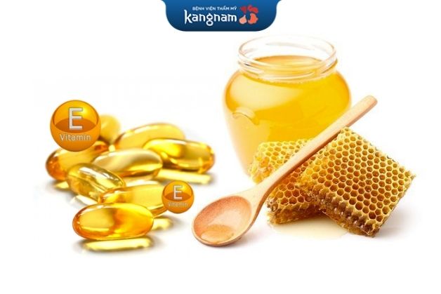 Mật ong và vitamin e trị thâm nhũ hoa