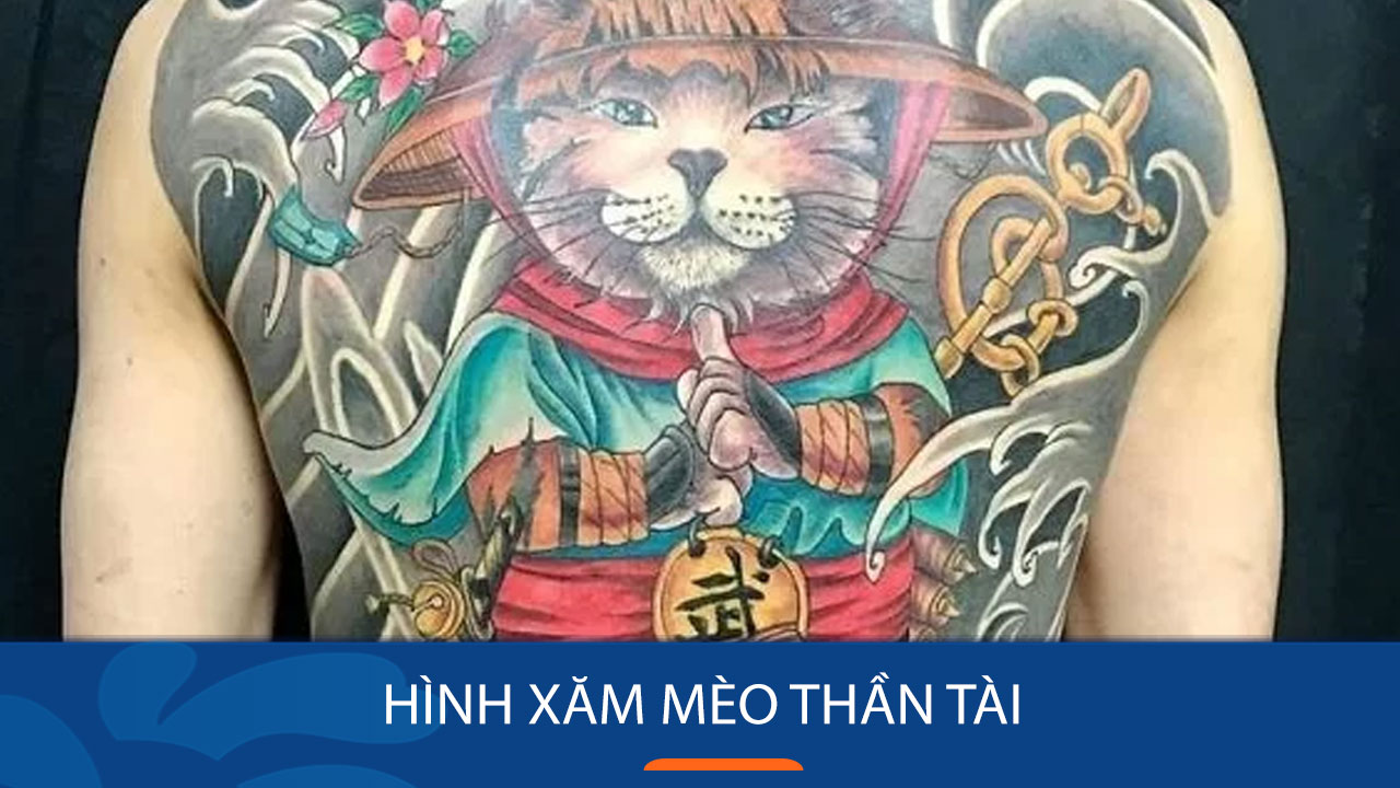 Mèo Thần Tài Khai Hoa Phú Qúy