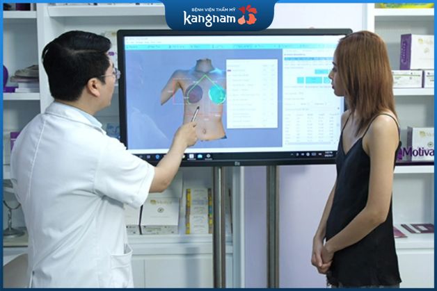 Ứng dụng trong nâng ngực tại Kangnam
