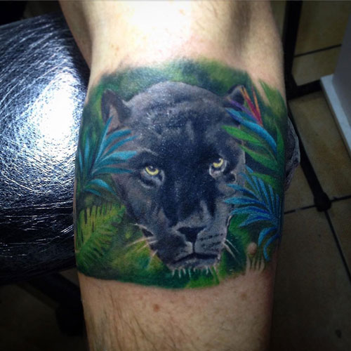 ý nghĩa tattoo con báo đen