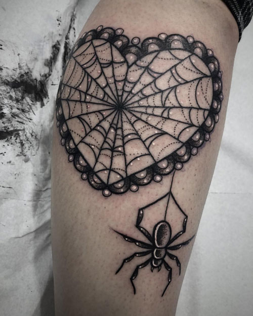Hình xăm nhện có ý nghĩa gì 99 Tattoo con nhện mạng nhện đẹp nhất
