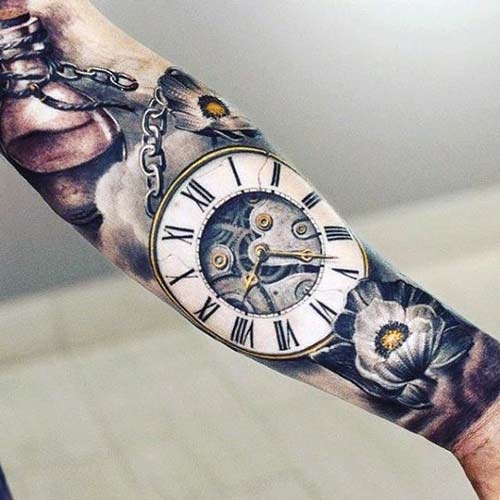 Hình xăm đồng hồ – Ý nghĩa biểu tượng đẹp nhất
