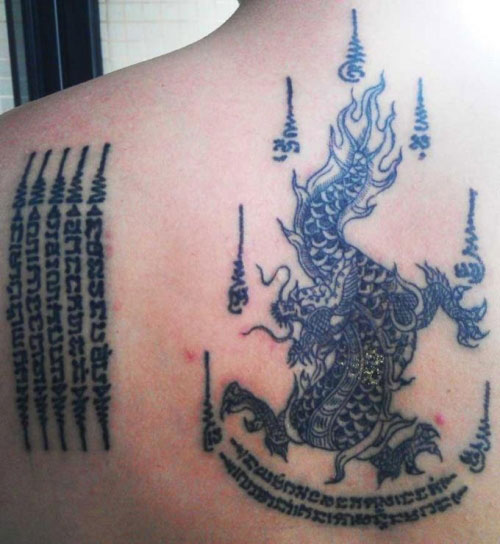 tattoo bùa khmer