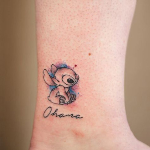 Ohana Stitch Tattoo  Stitch tattoo Sleeve tattoos for women Disney stitch  tattoo