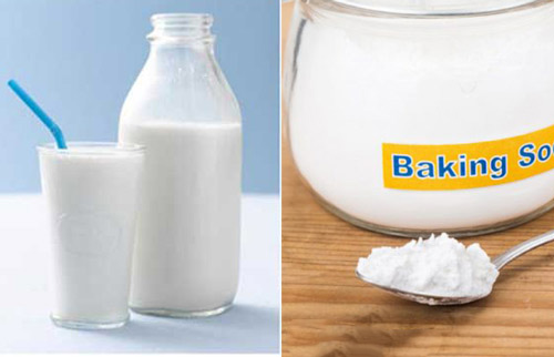 Cách tắm trắng bằng sữa tươi và baking soda