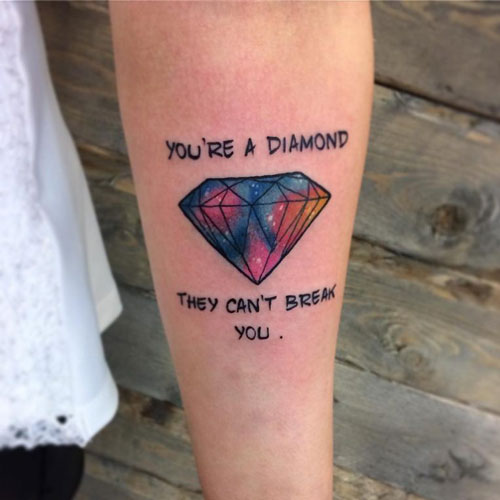 tattoo kim cương 3d