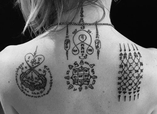 PHONG THỦY AND ẢNH TỔNG HỢP AND PHẬT GIÁO  HÌNH XĂM NGHỆ THUẬT BÙA CHÚ HỘ  MỆNH THÁI LAN CỰC ĐẸP PH  Thailand tattoo Sak yant tattoo Thai tattoo