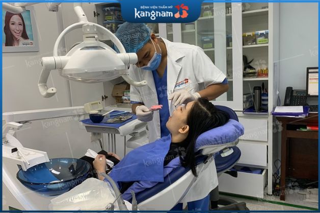 Quy trình đánh lún răng tại Kangnam diễn ra nhanh chóng, nhẹ nhàng