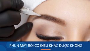 Phun mày rồi có điêu khắc được không? Giải đáp từ chuyên gia