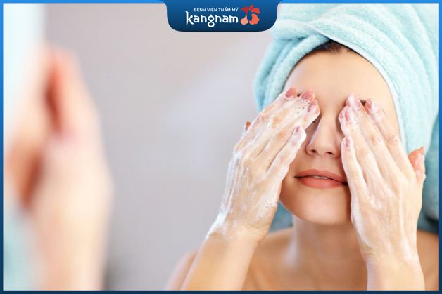 Làm sạch da giúp loại bỏ bụi bẩn