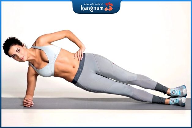 Side Plank giúp giảm mỡ thừa vùng bụng