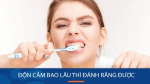 Độn cằm bao lâu thì đánh răng được? Chăm sóc răng sau độn cằm