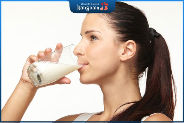 sữa giúp kích thích vết thương sớm hình thành da mới