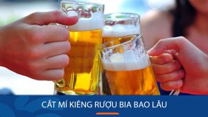 Bí quyết cắt mí nhanh lành: Cần kiêng rượu bia bao lâu