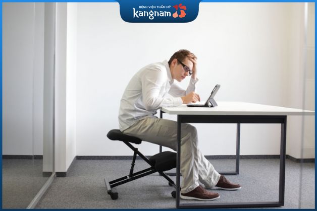 Bắp đùi bị to do ngồi sai tư thế