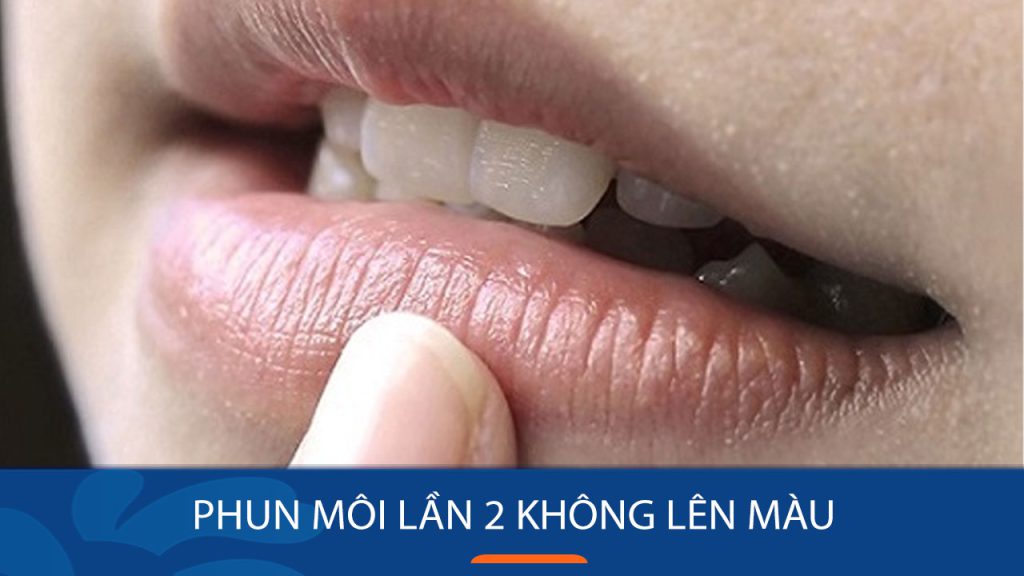 Bí quyết khắc phục tình trạng phun môi không lên màu