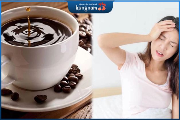 tăng caffein quá mức trong cơ thể, gây ra nhiều vấn đề về sức khỏe