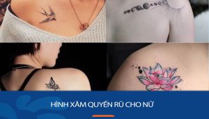 Hình xăm quyến rũ cho nữ: 99+ Mẫu tattoo đẹp, bắt mắt 