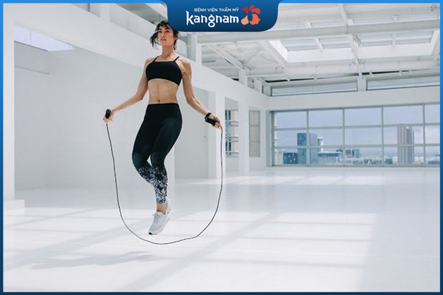 Nhảy dây giúp bạn duy trì vóc dáng thon gọn 