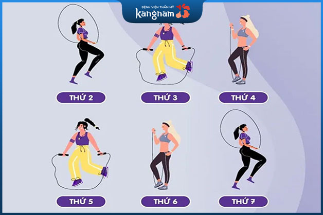 Hãy xây dựng lịch luyện tập thích hợp với thể trạng cơ thể