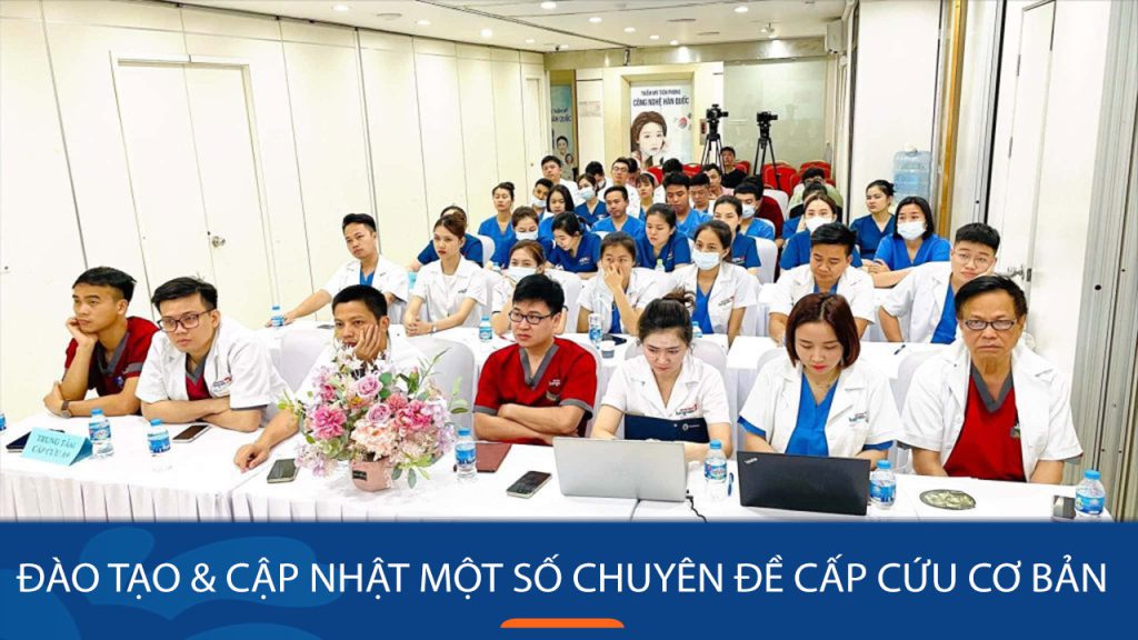 Bệnh viện Thẩm mỹ Kangnam phối hợp cùng Bệnh viện Bạch Mai triển khai “Đào tạo & Cập nhật một số chuyên đề cấp cứu cơ bản” 
