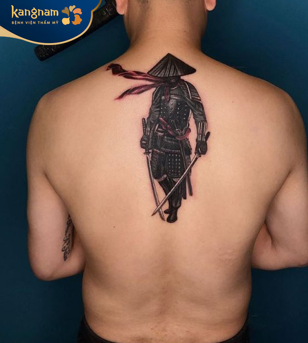 Tattoo Samurai mini chính là ý tưởng hình xăm độc đáo