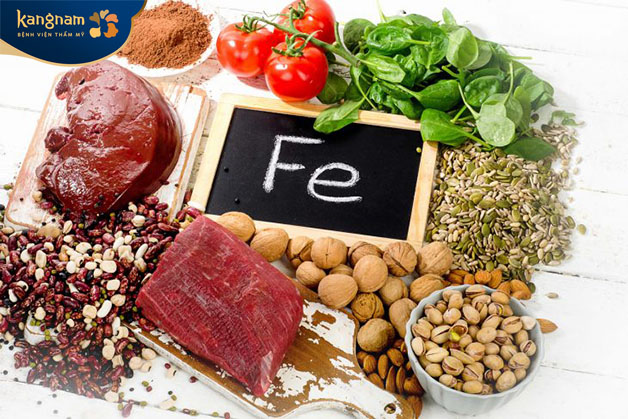 Cung cấp đầy đủ các nhóm chất đặc biệt là thực phẩm chứa sắt