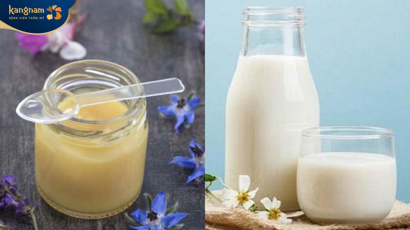Tắm trắng sữa ong chúa và sữa tươi giúp làn da mịn màng, tươi trẻ