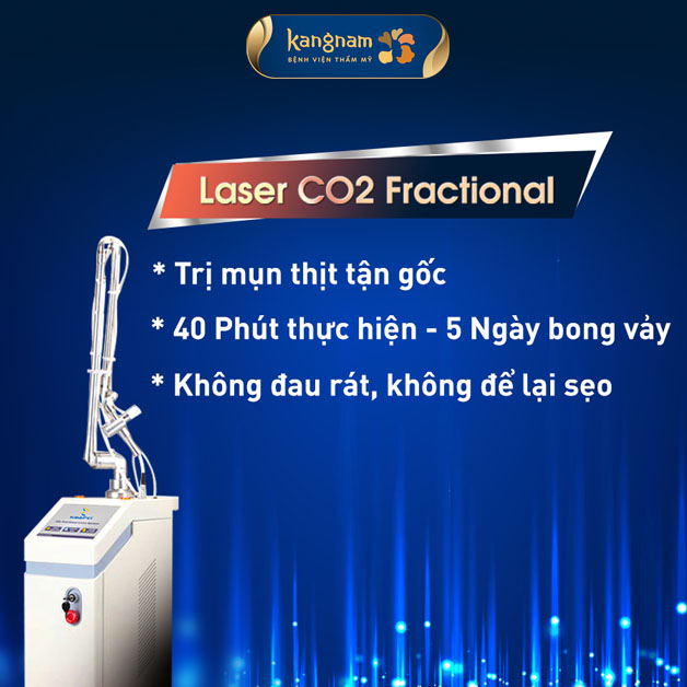 Một số ưu điểm của công nghệ Laser CO2 trị mụn