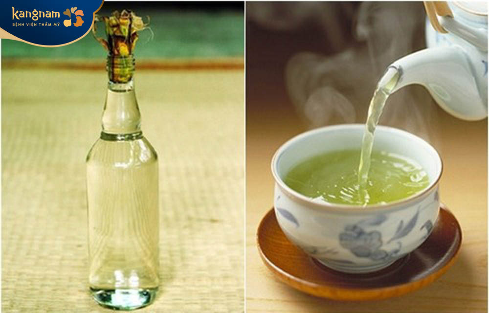 Công thức rượu gạo cùng trà xanh