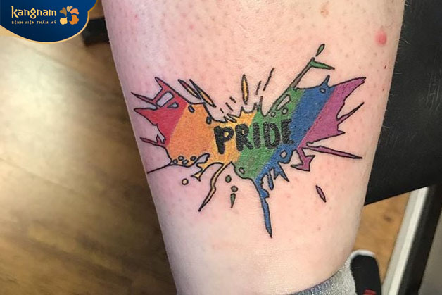 Tatoo huy chương Pride cho LGBT