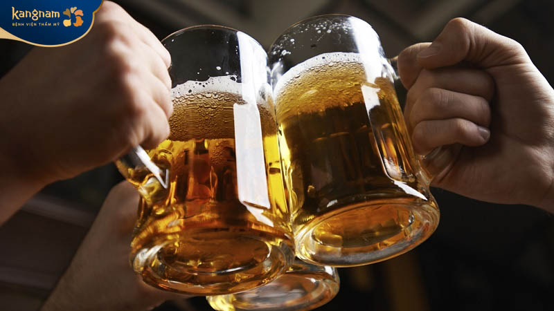 Tiêm filler uống bia có thể làm chậm quá trình phục hồi vết thương