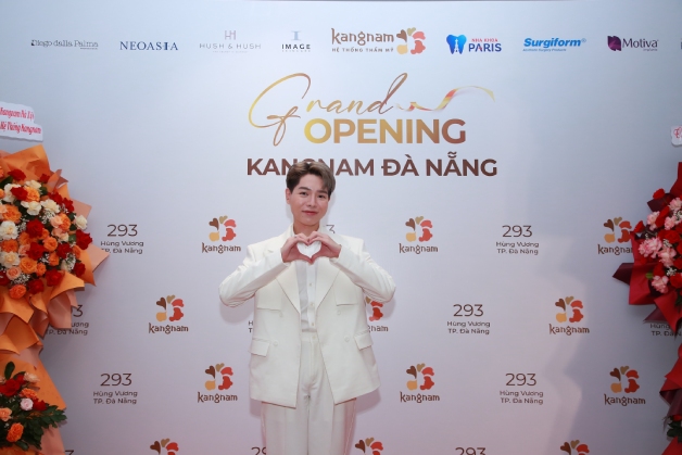 Hoàng tử Valentine “check in” sự kiện khai trương Kangnam Đà Nẵng