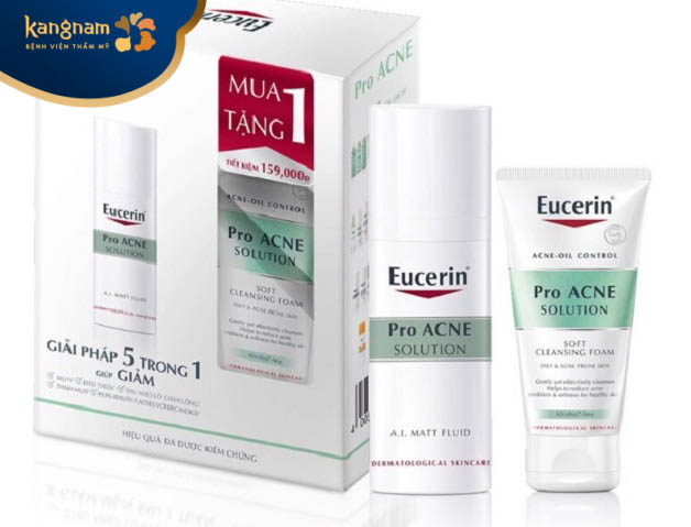 Kem trị mụn cấp tốc Eucerin Pro Acne Solution Mattifying Fluid