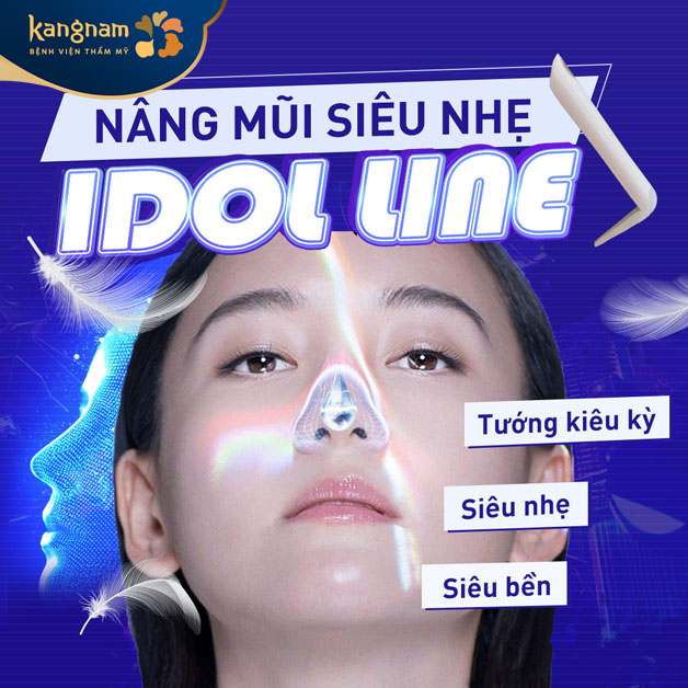 Nâng mũi cấu trúc Idol Line chuẩn Hàn