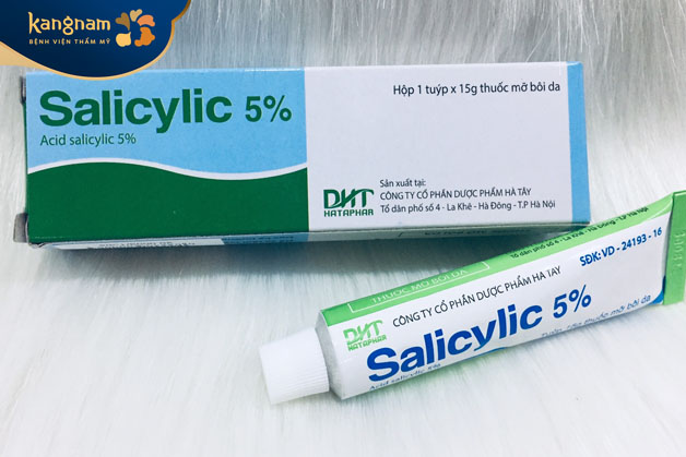 Acid salicylic là thành phần phổ biến trong các sản phẩm trị mụn