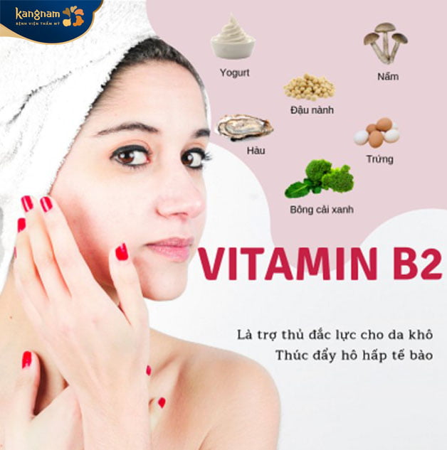Ngoài trị mụn, vitamin B2 còn giúp ngăn ngừa lão hóa hiệu quả 