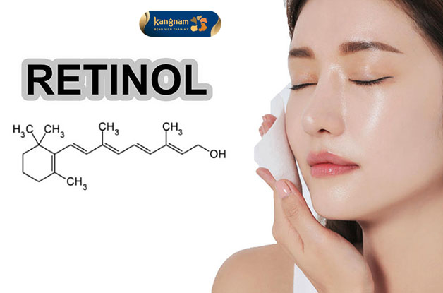Retinol là một trong những hoạt chất được ưa chuộng dùng điều trị mụn bọc mọc ở dưới cằm 