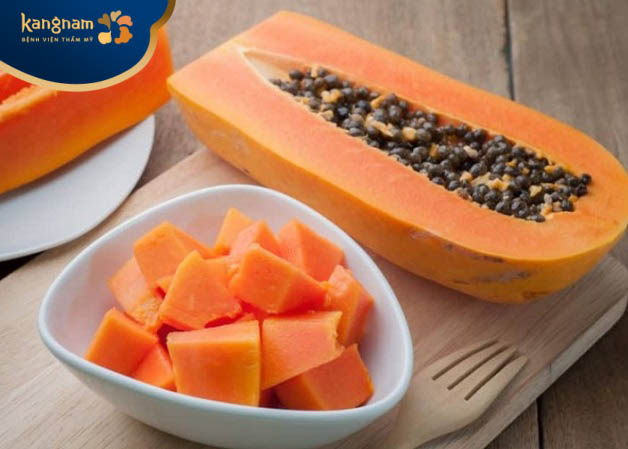 Đu đủ chín trị mụn thịt trên mặt nhanh chóng