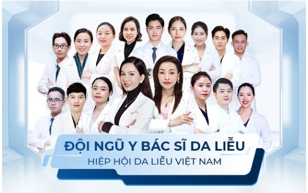 Đội ngũ y bác sĩ Da liễu thuộc Hiệp hội Da liễu Việt Nam