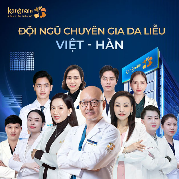 Đội ngũ bác sĩ da liễu chuyên môn cao tại Kangnam