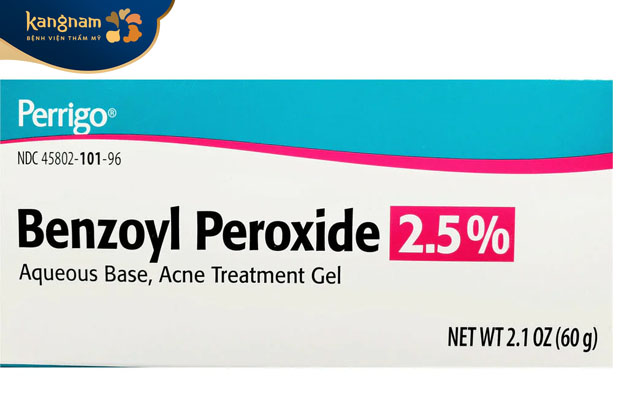 Các sản phẩm chứa benzoyl peroxide được bán tại các cửa hàng dược phẩm
